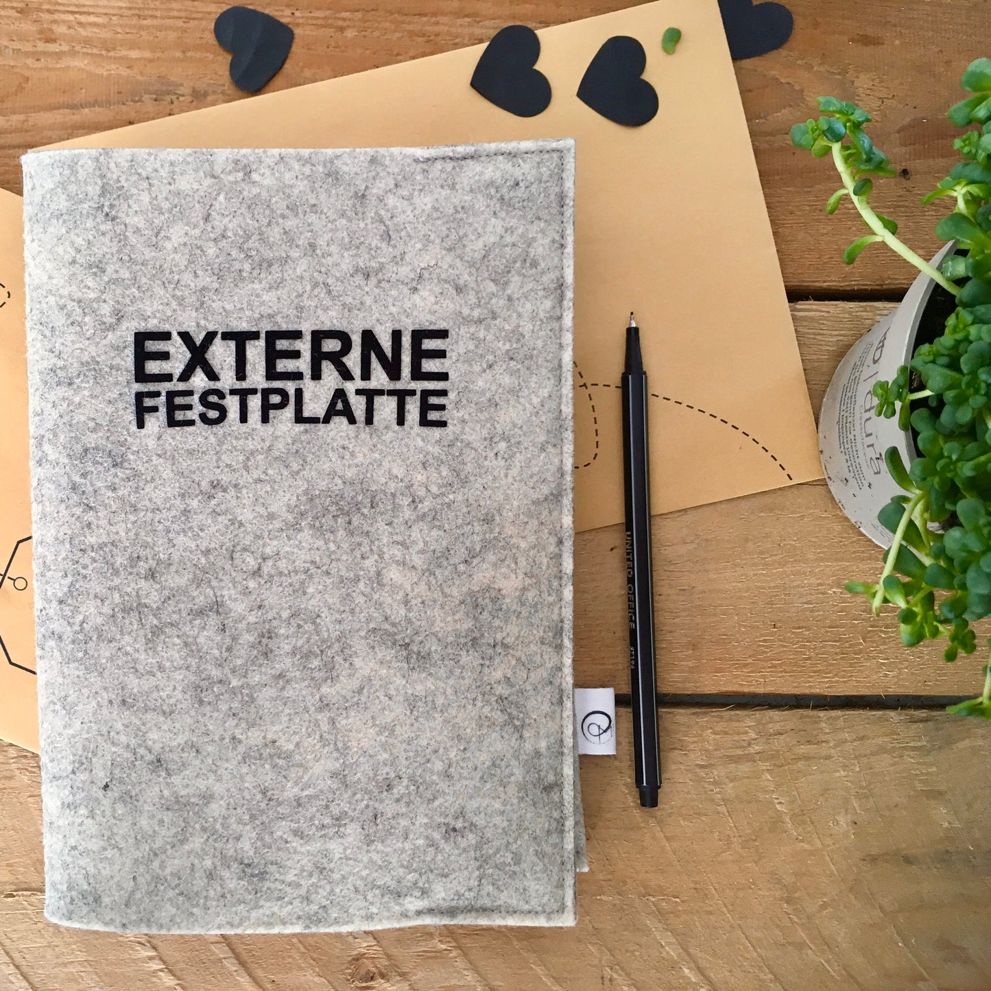 Notizbuch - Externe Festplatte