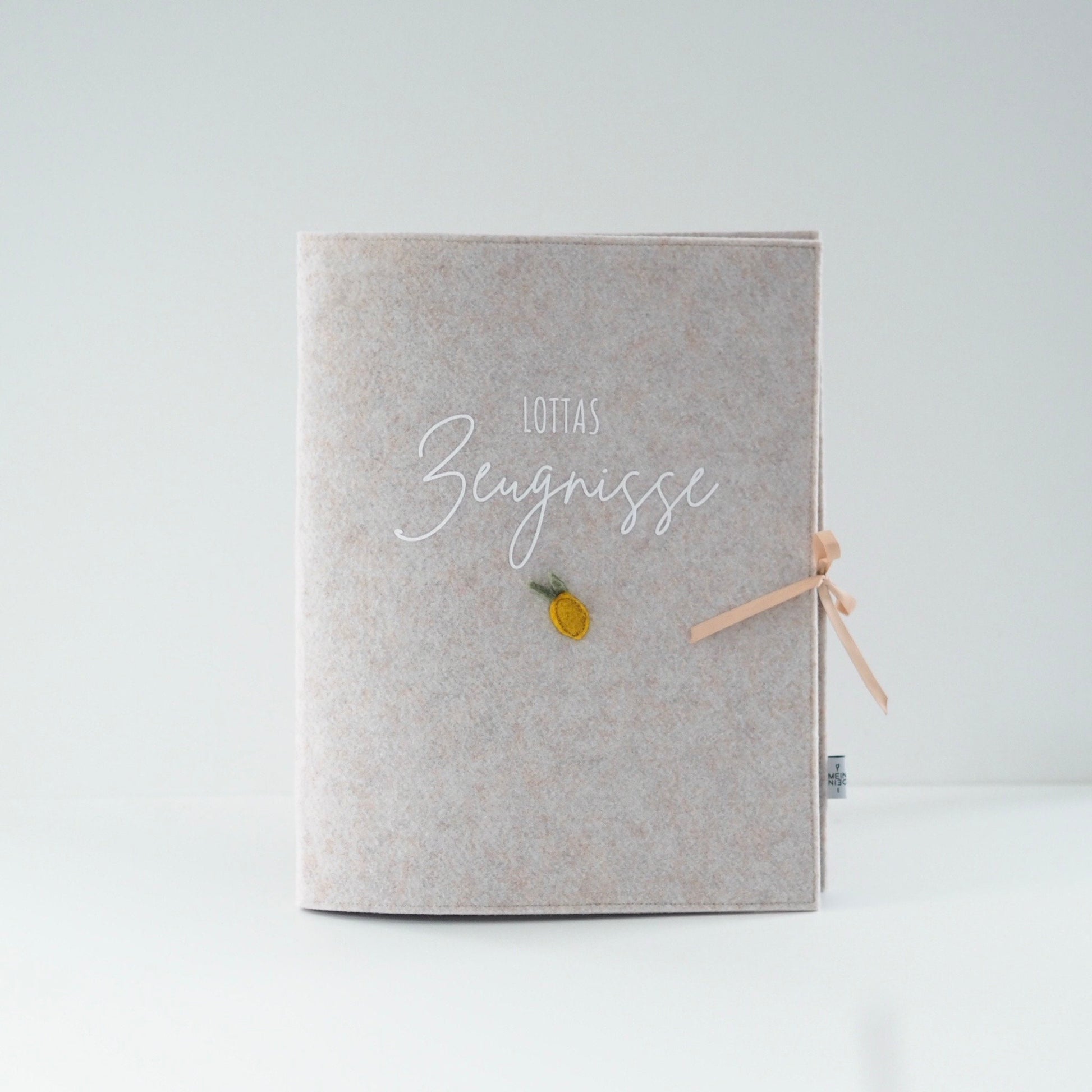 Personalisierte Zeugnismappe | Little Lemon | Schönes Geschenk zum Schulstart