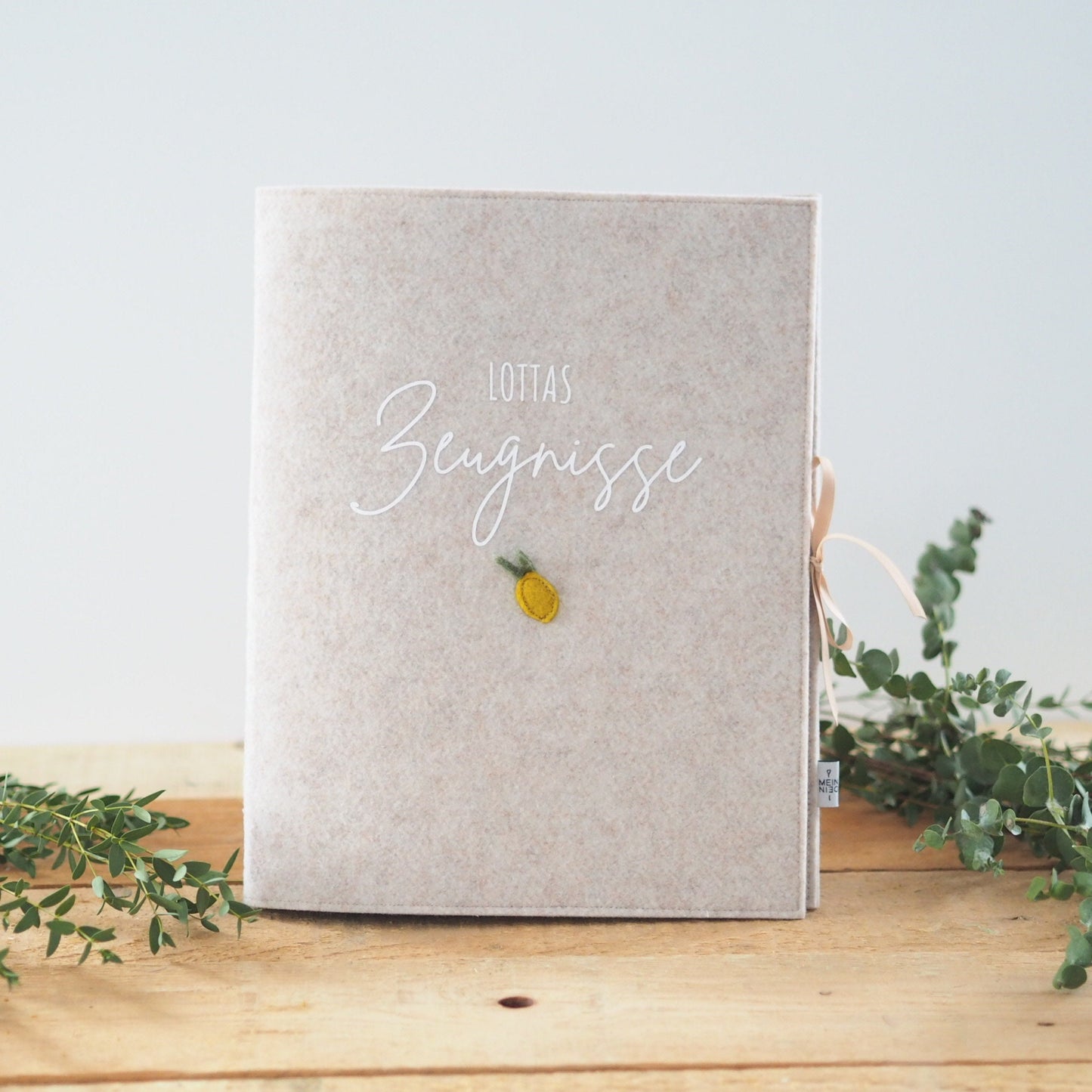 Personalisierte Zeugnismappe | Little Lemon | Schönes Geschenk zum Schulstart